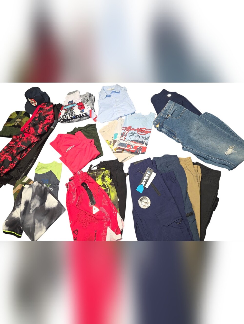 LARGE BUNDLE: BOYS CLOTHING.          SIZE 8-10